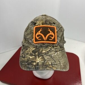 Signatures Stretch Fit Hat Men's L/XL Green‎ Camouflage RealTree Xtra Hunting